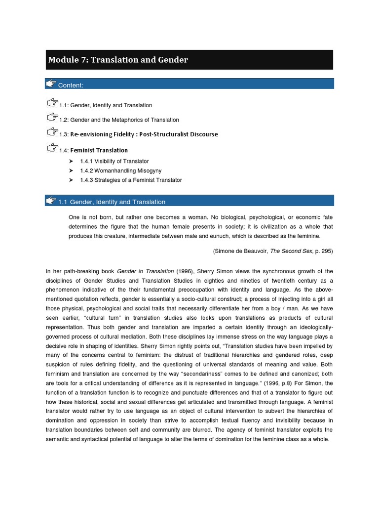 Feminist Post Structuralist Discourse Analysis