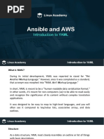 Ansible and AWS: Linux Academy Linux Academy