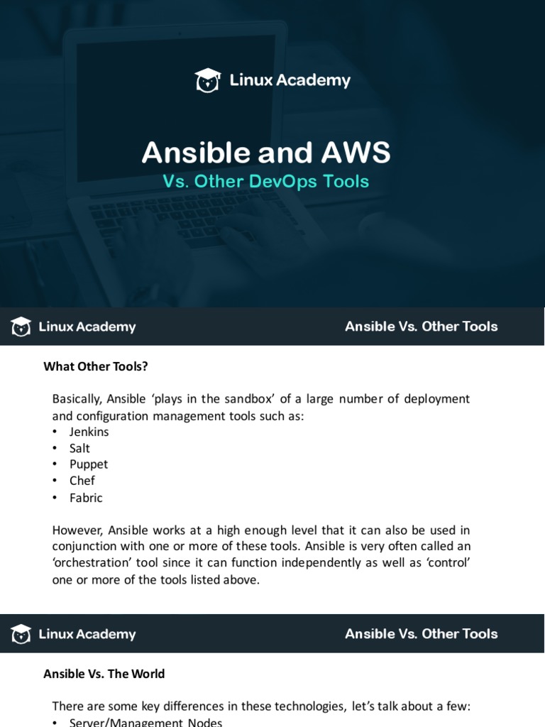 Ansible vs. Other DevOps Tools | PDF | Information Technology | System ...