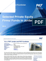 PKF Jordan and Kurdistan - Selected Private Equity Firms-Funds in Jordan - 2014