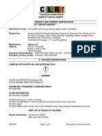 Safety Data Sheet: CLR Pro Grease Magnet