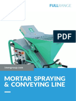 Mortar Spraying & Conveying Line: Fullrange