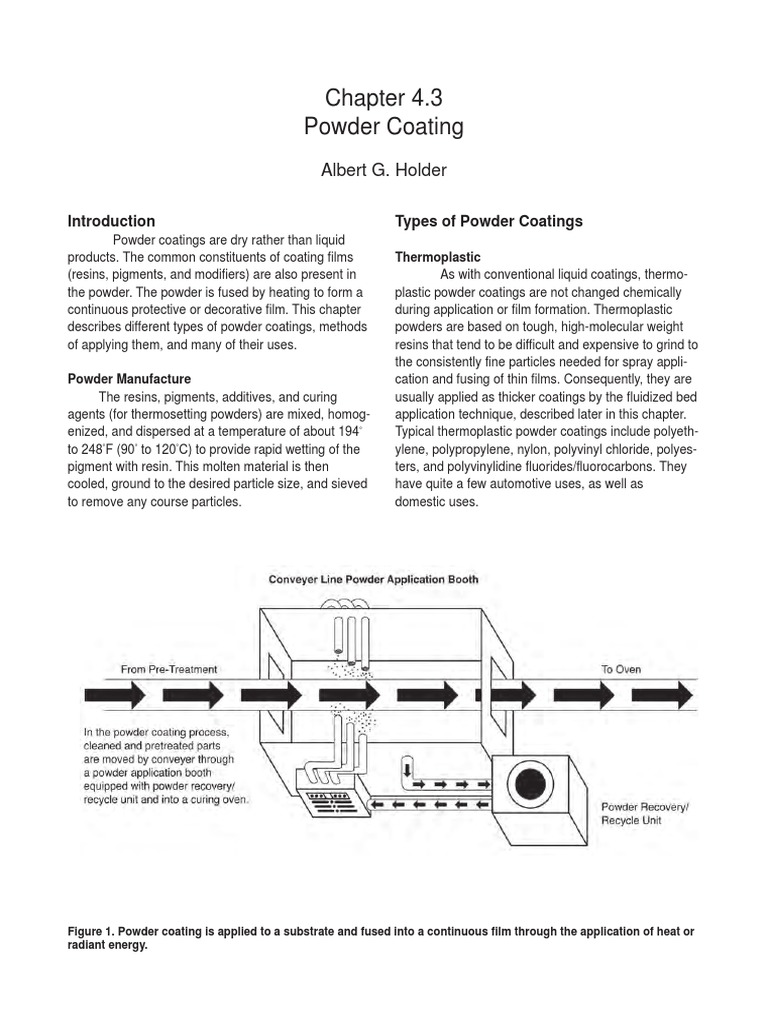 Powder Coating PDF Thermoplastic Physical Sciences