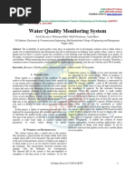 Water Quality Monitoring System