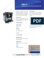 Description: Instantaneous Overcurrent and Earthfault Relay