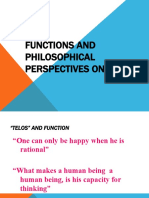 Functions and Philosophical Perspectives On Art