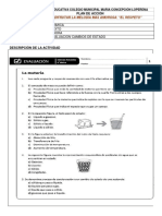 Evaluacion Estados de La Materia PDF