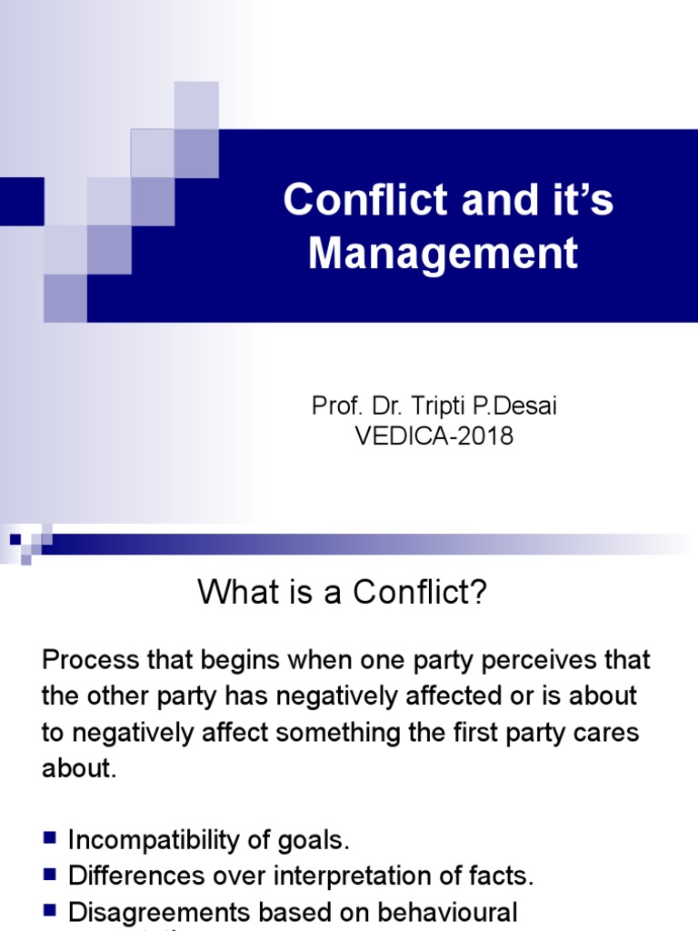 Understanding Conflict Management Strategies | PDF | Conflict ...