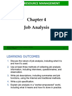 HRM Chapter 4 Job Analysis PDF