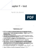 Chapter 11 F – test