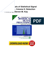 Fundamentals of Statistical Signal Proce PDF