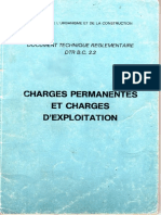 DTR BC 2.2 charges permanentes et charges d'exploitation