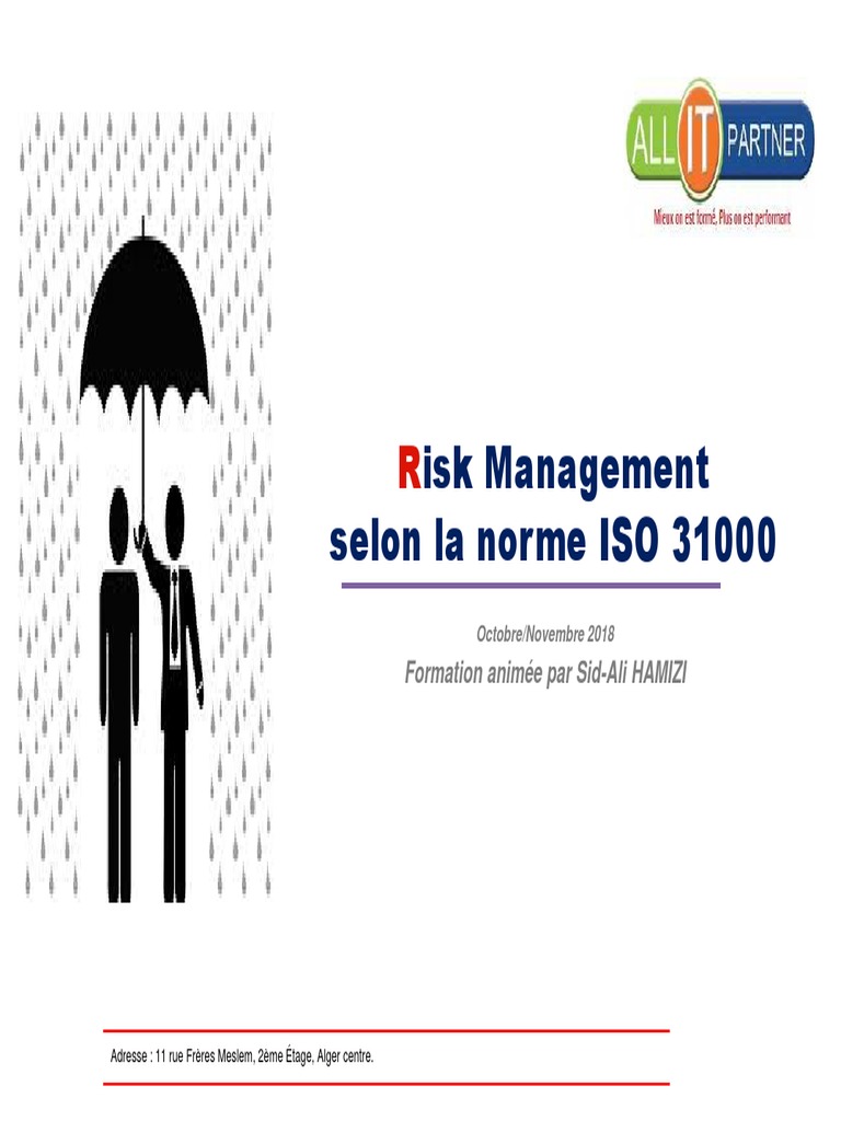 Gestion des Risques selon ISO 31000 | PDF | Gestion des risques | Risque