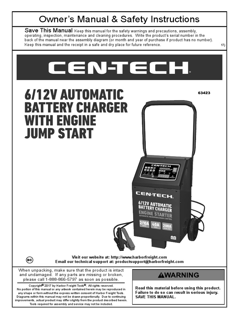 What is a Cen Tech Battery Charger and why troubleshooting matters