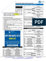 Current Affairs August 2018 Hindu Review IBPS RRB PO Clerk Mains 2018 PDF