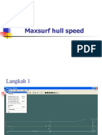 Modul Training and Workshop Maxsurf Hull Speed
