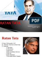 Ratan Tata: Submitted BY: Sangeeta Rawal Semester: MBA 3