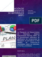 Planeación de Requerimientos de Materiales (MRP) : Producción Ii Ingeniería Industrial Rony Babilonia