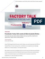 Secretos de charlas de fábrica de líderes efectivos de plantas