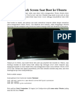 Mengatasi Black Screen Saat Booting Ubuntu