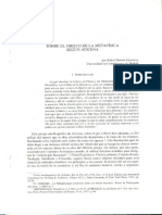 Ramon Guerrero. Sobre El Objeto de La Metafisica Segun Avicena PDF