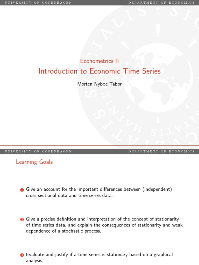 Understanding Stationarity in Time Series | PDF | Stationary Process ...