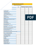 Matriz de Evaluacion Inmobiliaria