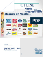 Nestle Progress Card Nestle Progress Card: Company Name Nestle Authored by