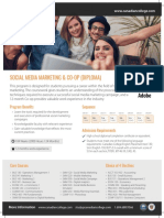 Social Media Marketing & Co-Op (Diploma) : Program Benefits Sequence