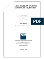 Modeling, Stability Analysis and Control of Microgrid Thesis PDF