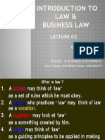 CH1 - P0 - Introduction to Law  Business Law