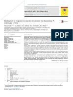 Moderators of Response in Exercise Treatment For Depression (Schuch 2019)