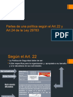 Partes de Una Política Según El Art 23 y 23