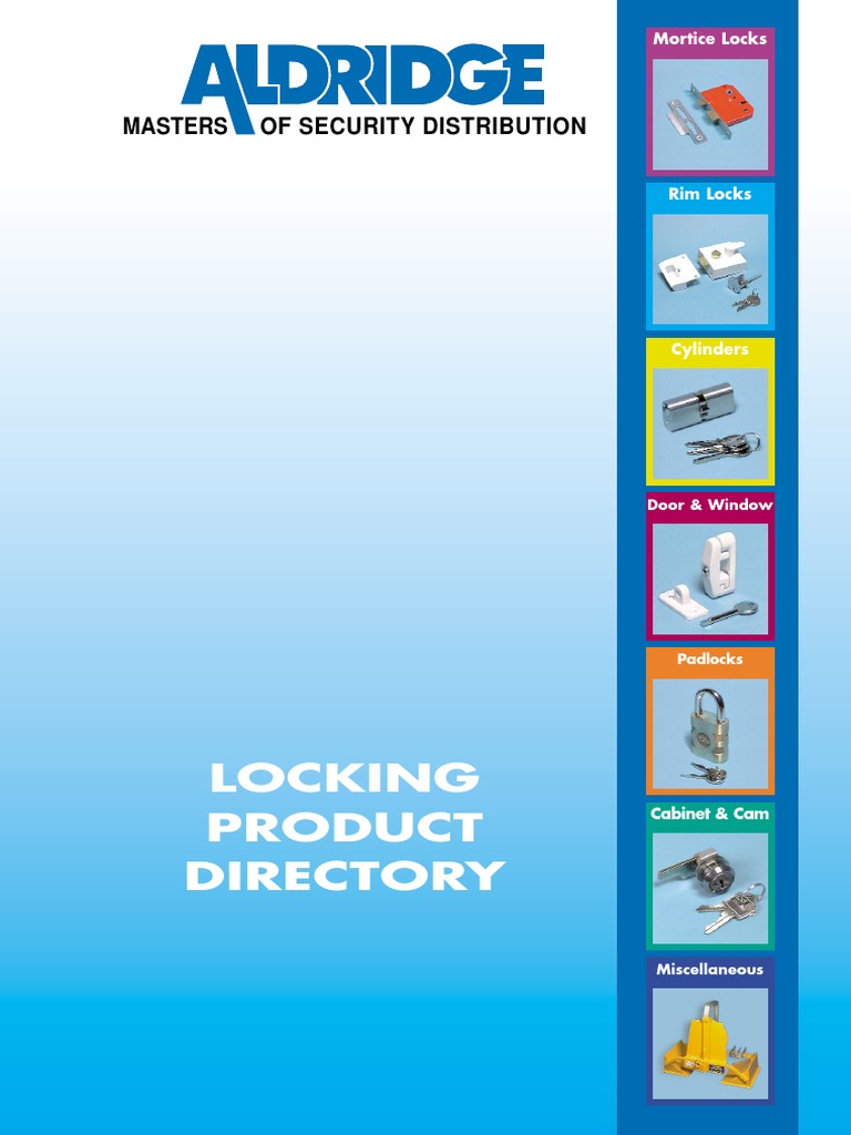 Locking Catalogue | PDF | Security Engineering | Physical Security