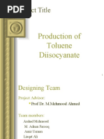 Production of Toluene Diisocyanate