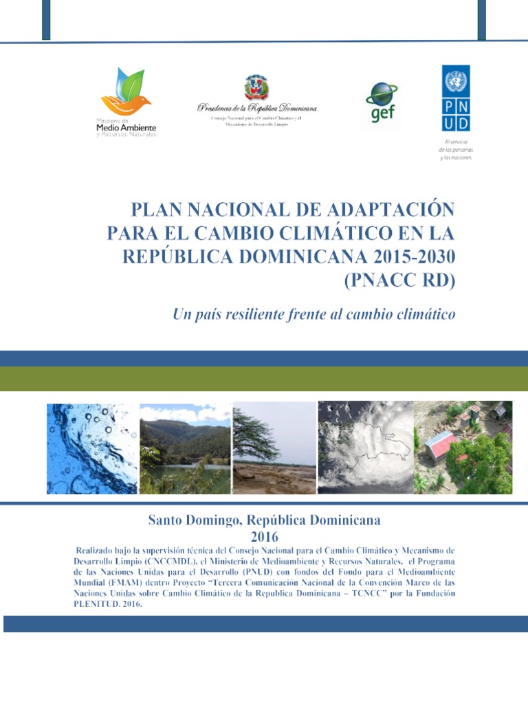 Plan Nacional de Adaptación al Cambio Climático | PDF | República ...