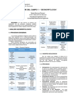 Informe geología aplicada