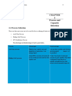 2 Process and Capacity Selection