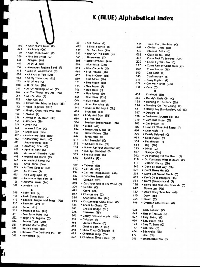 The Great Gig Book Blue Book PDF