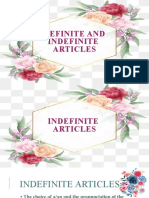 Definite and Indefinite Articles - Grammar