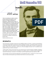 Abraham Lincoln. 200 Años (1809-1865) BIOGRAFIA