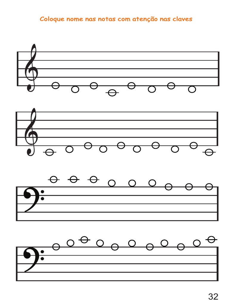 Notas musicais para piano  Notas musicais, Atividades de educação