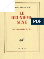 Le deuxieme sexe_tome1 -Simone De Beauvoir