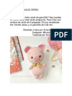 Amigurumi Dulce Cerdo PDF