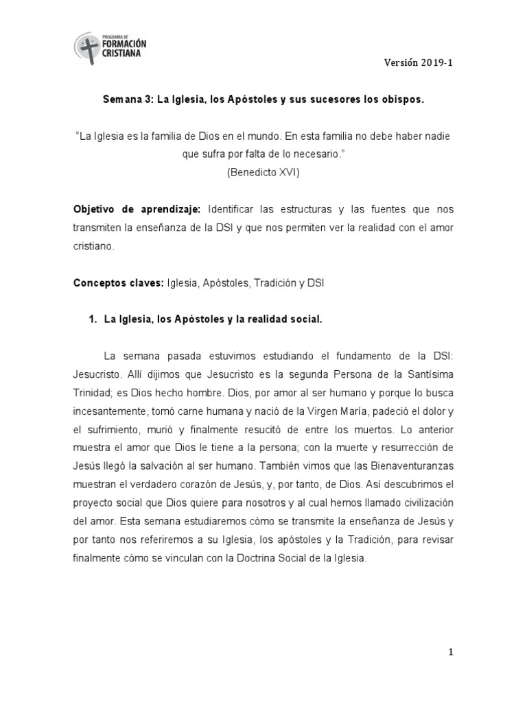 Rol de la Iglesia en la Sociedad Actual | PDF | Papa | Iglesia Católica