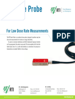 RTI Dose Probe: For Low Dose Rate Measurements