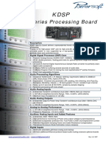 K Series Processing Board: Description