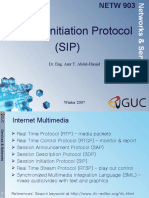 Session Initiation Protocol (SIP) : Dr. Eng. Amr T. Abdel-Hamid