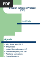 Session Initiation Protocol (SIP) : Aarti Gupta