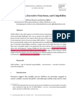 Fagan, Hirstein y Sifferd 2016, Child Soldiers, Executive Functions, and Culpability